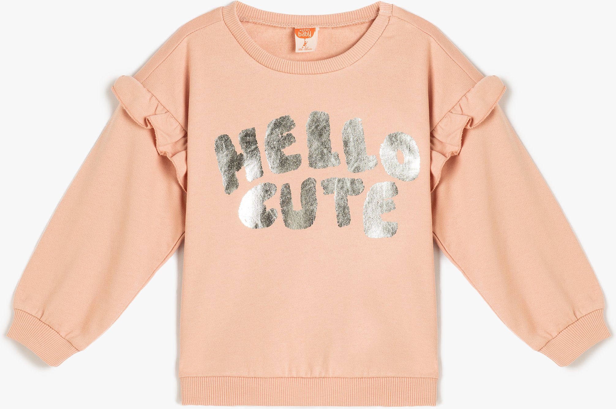 Koton Sweatshirt Rundhalsausschnitt Mit Rüschendetail Sweatshirt