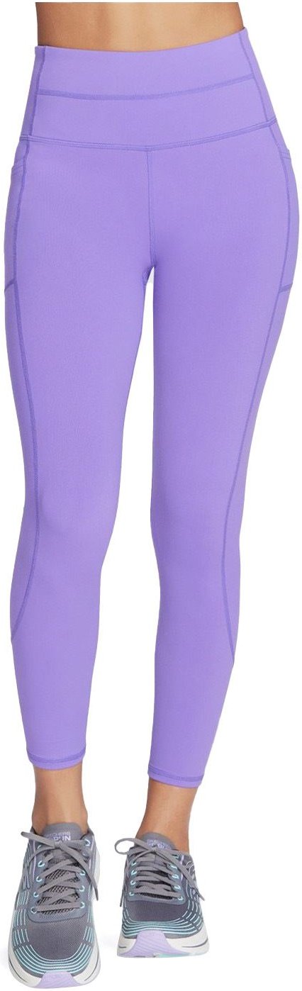 Skechers Performance GOWALK High-Waisted 7/8 Nylon Damen Sportleggings in Pink