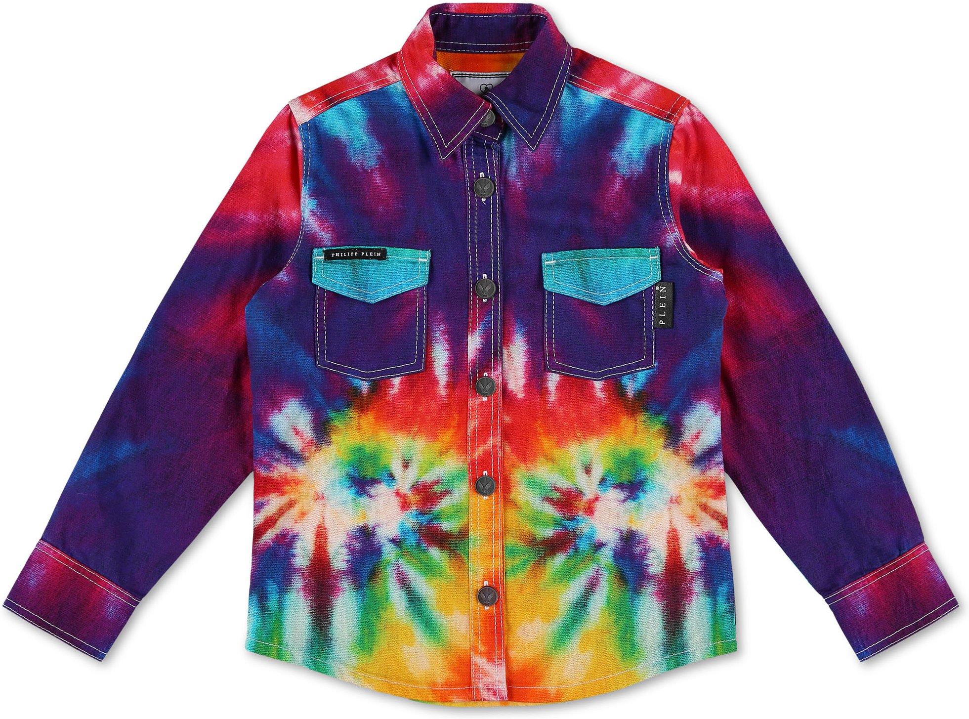 Denim Shirt Ls Tie Dye