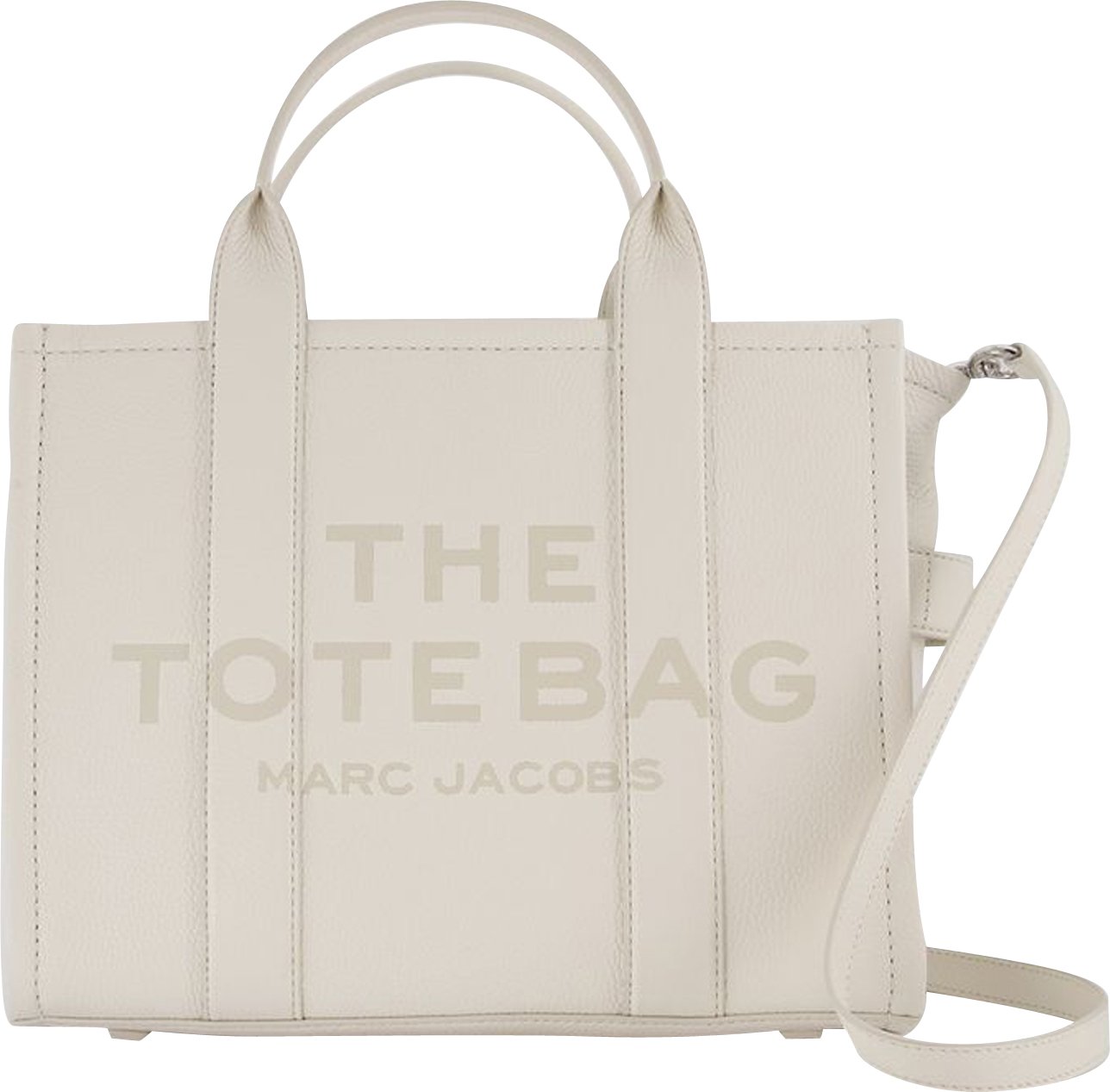 Tote Bag The Medium Tote - Marc Jacobs - Leder - Silber