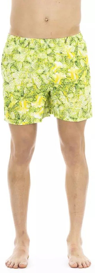 Blumenmuster Badehose