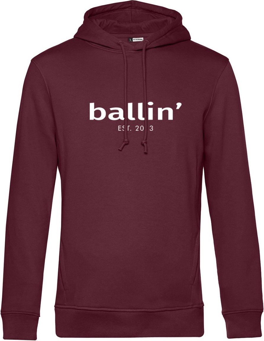 Basic Hoodie von Ballin Est. 2013 in der farbe Rot und in größe XL.