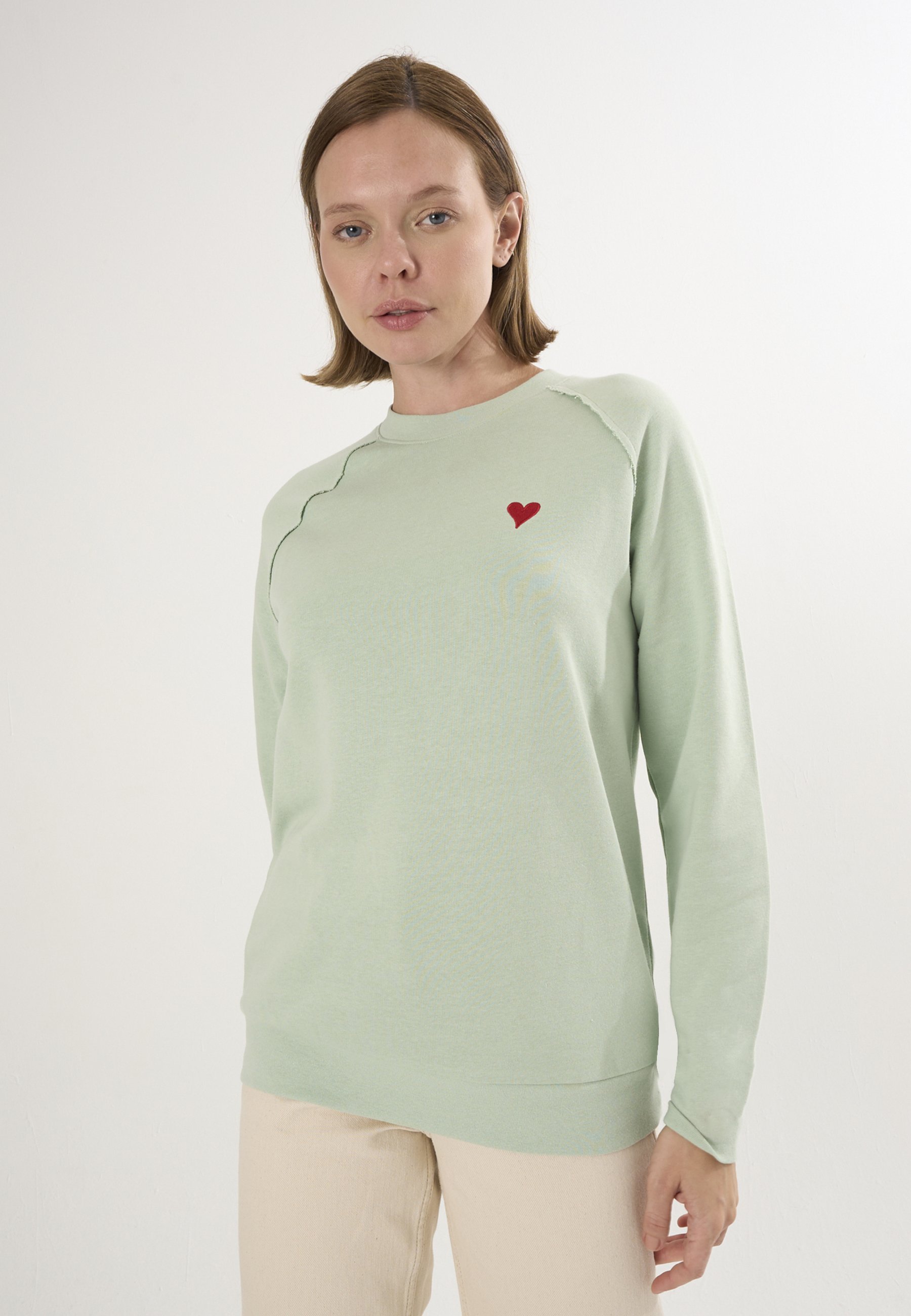 Sweatshirt Basic Rundhals Sweatshirt
