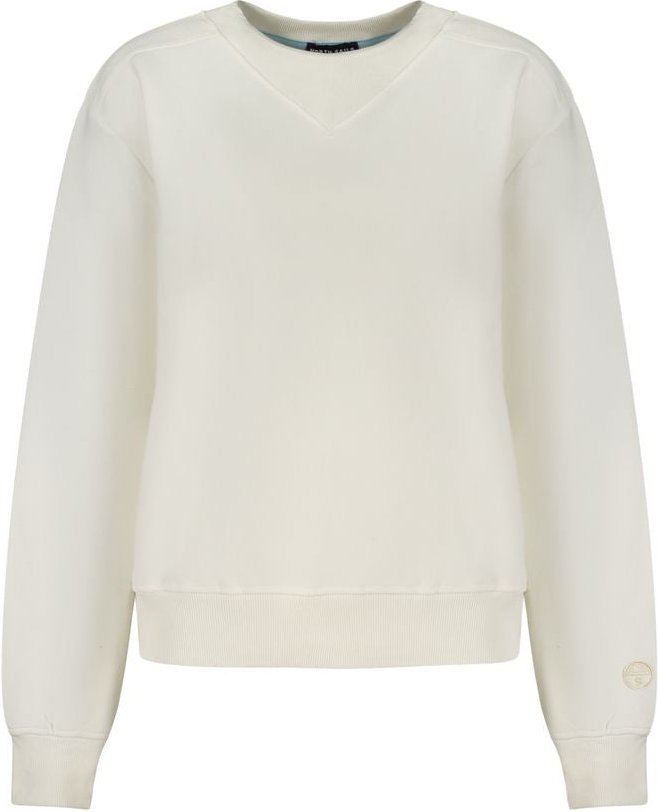 North Sails Bianco Baumwolle Damen Sweatshirt