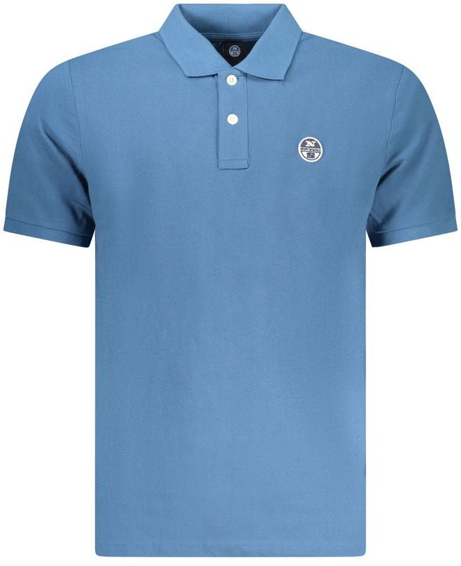North Sails Blaues Baumwoll-Polo-Shirt für Herren