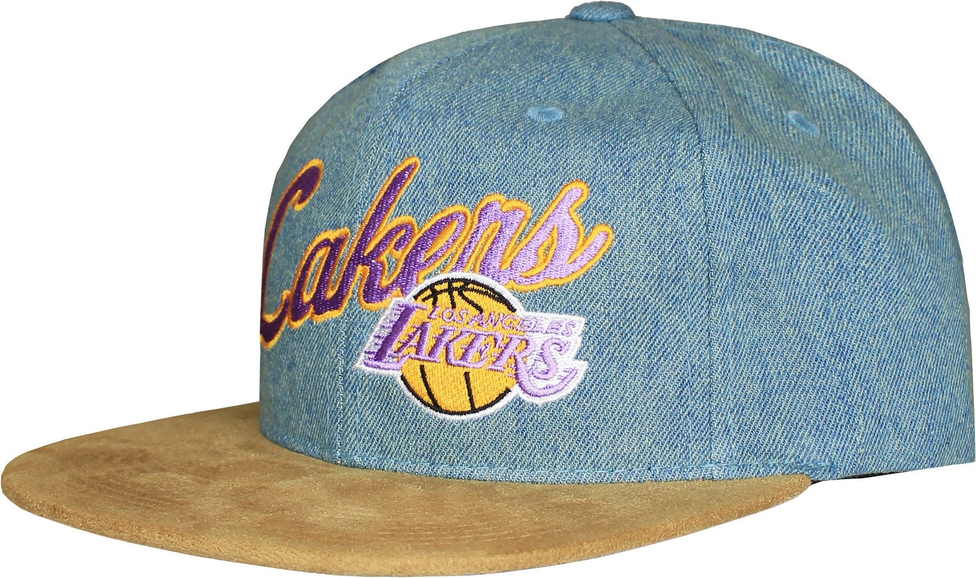 Mitchell & Ness NBA Los Angeles Lakers Schriftzug Cap