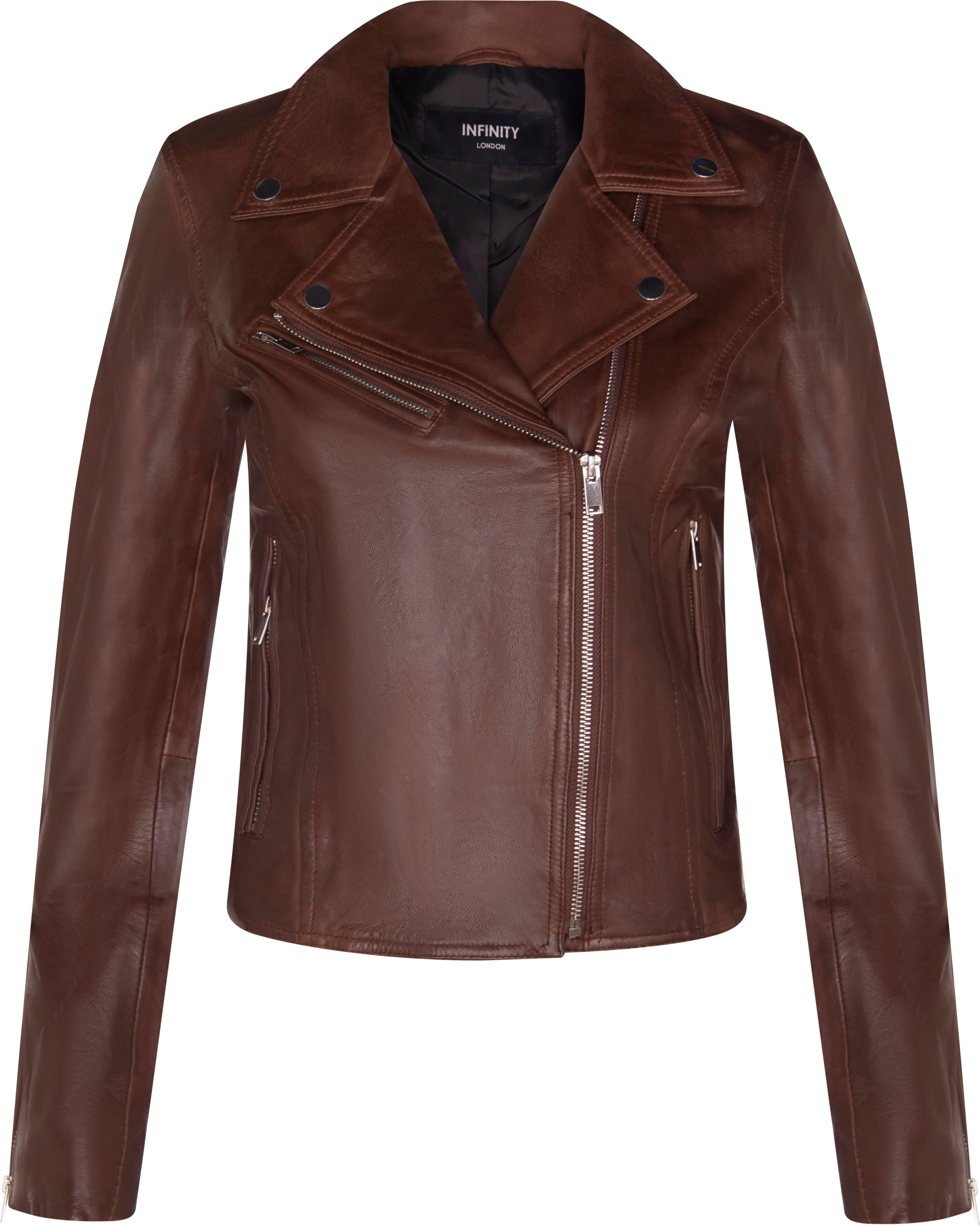 Damen-Leder-Klassiker-Biker-Brando-Jacke-Baku
