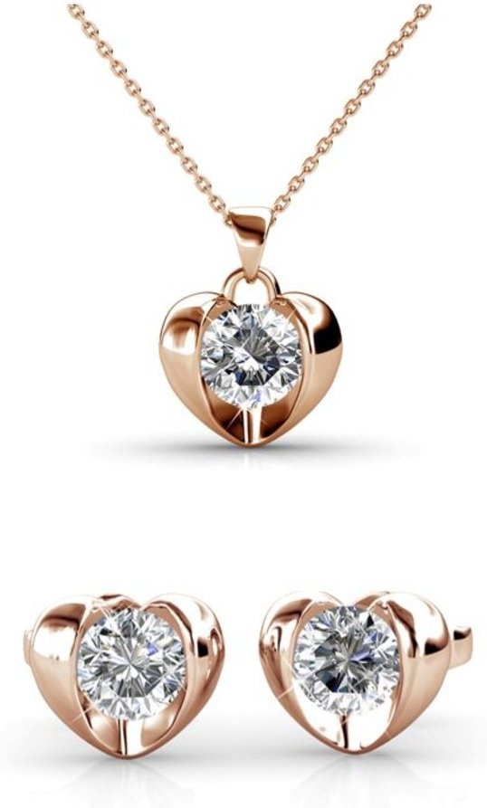 Simply Love Sets - Roségold und Kristall