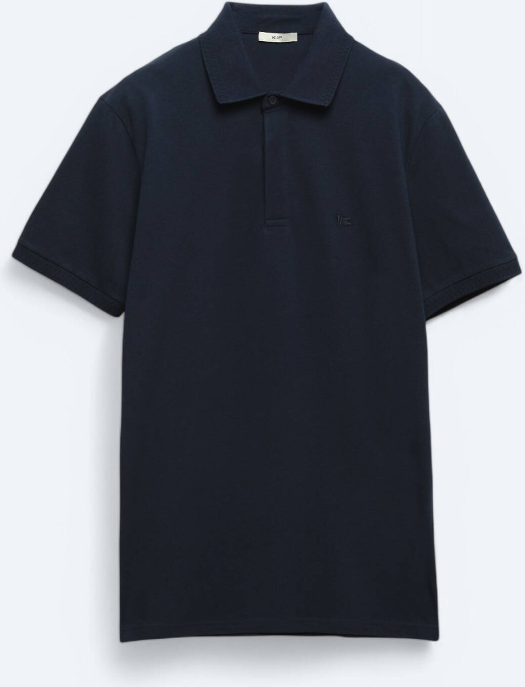 Schlichtes T-Shirt mit Polokragen