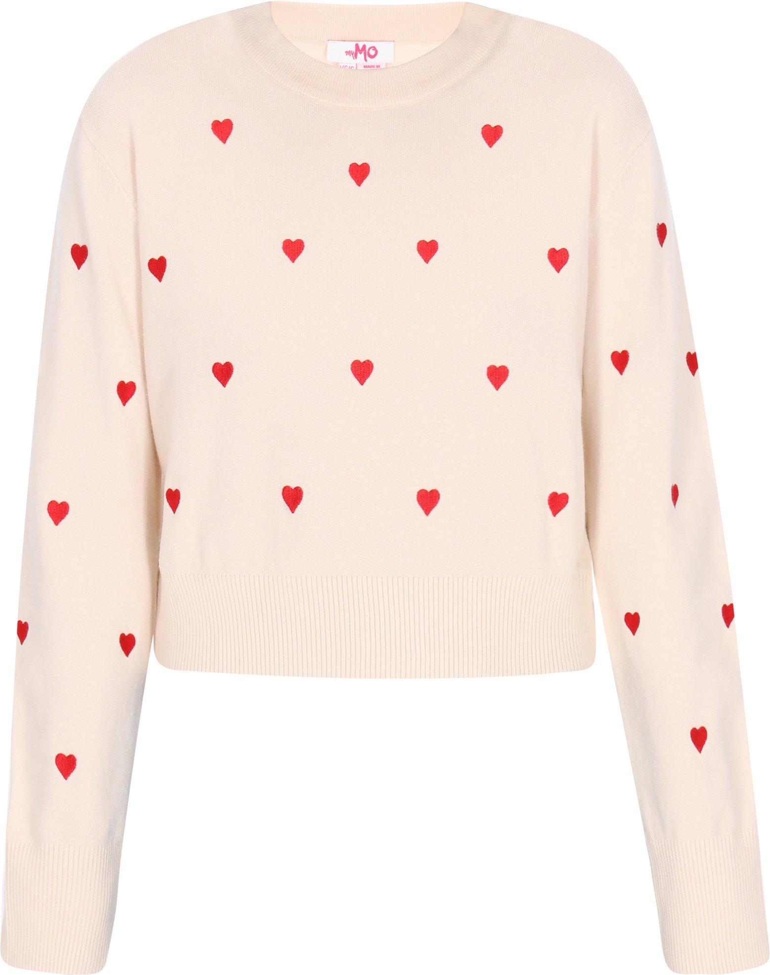 Mymo Pullover Frauen cremefarben