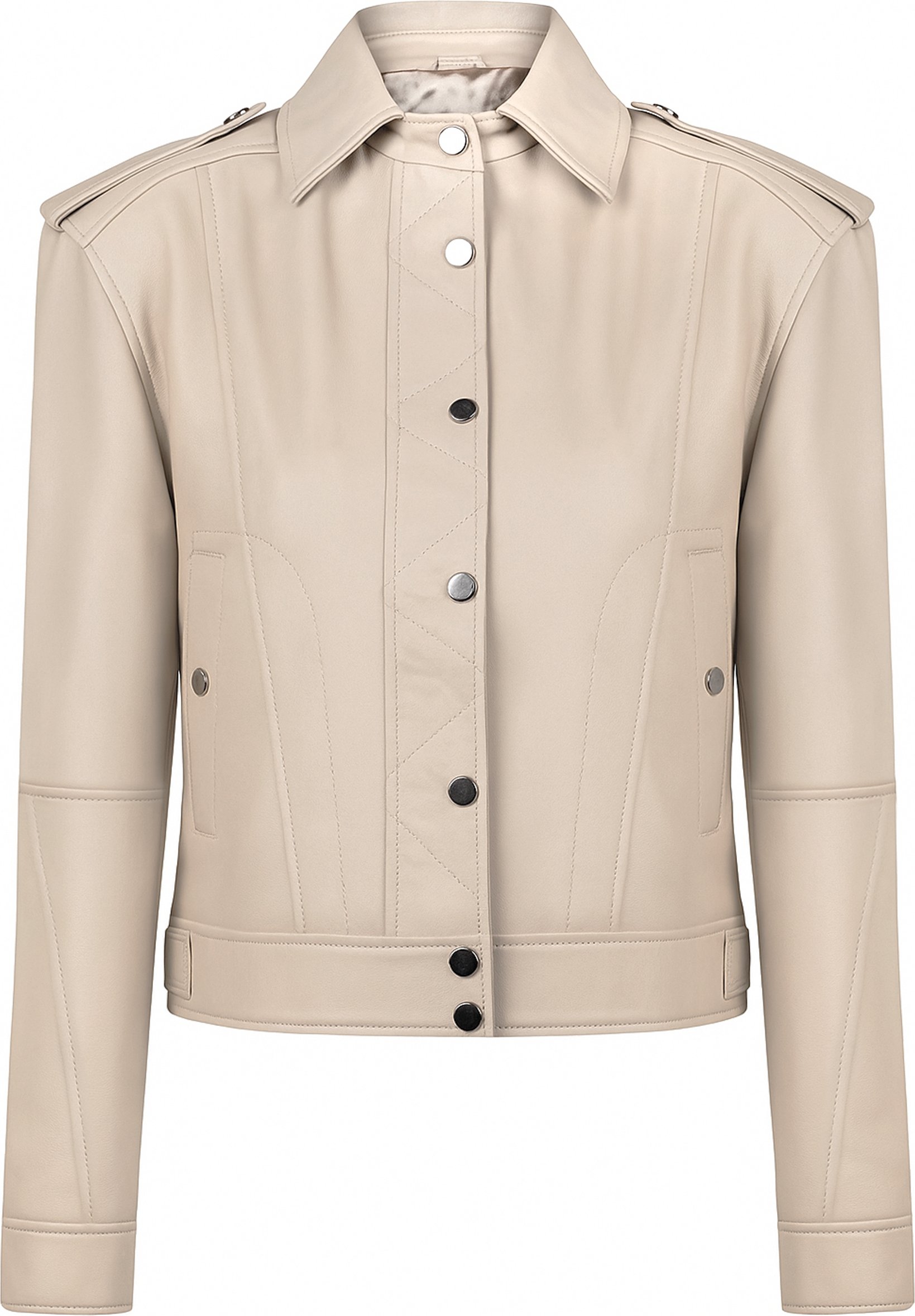 Thumbnail - Lederjacke Kurze / Crop Lederjacke