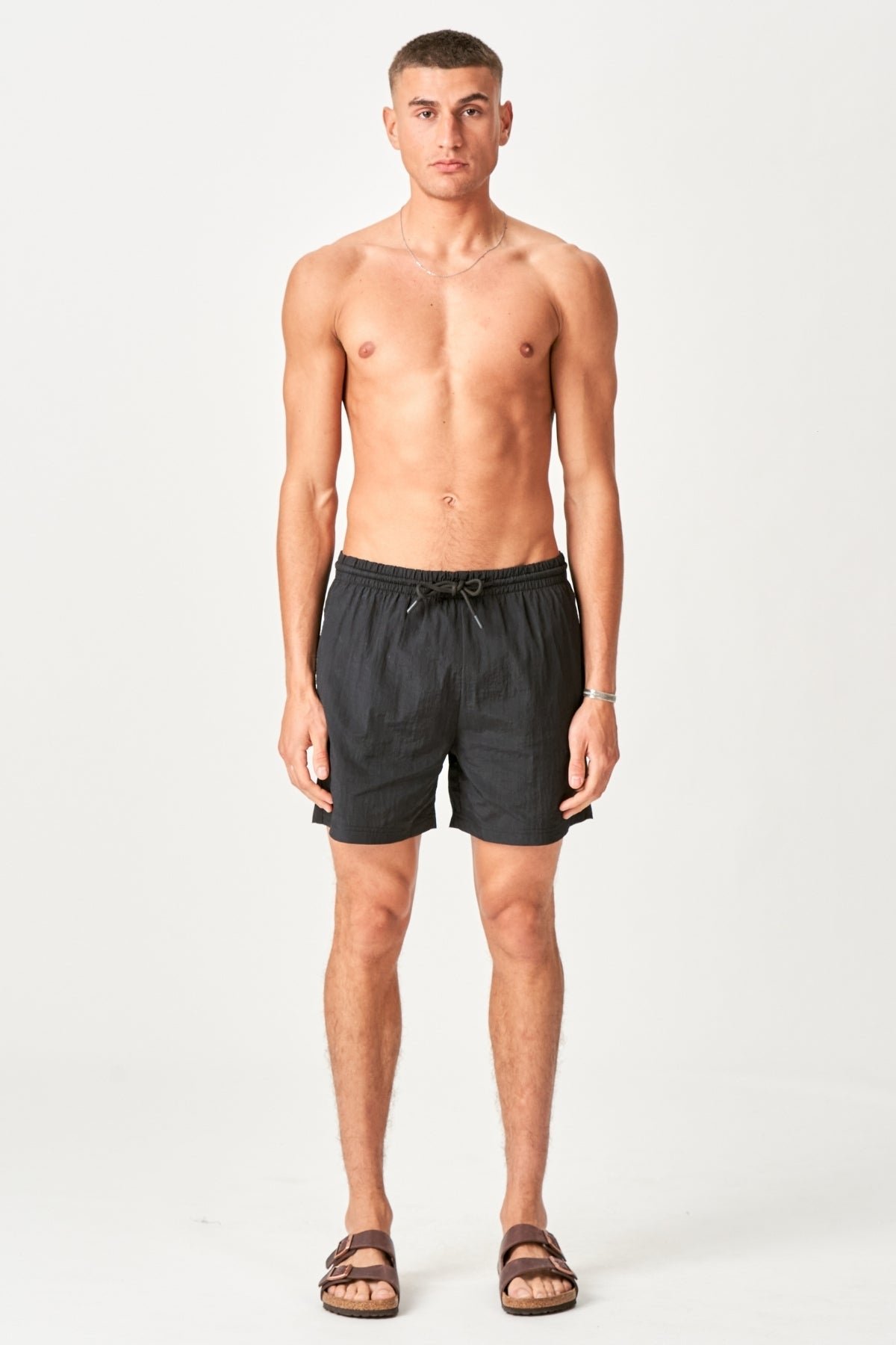 Premium Badeshorts - Schwarz