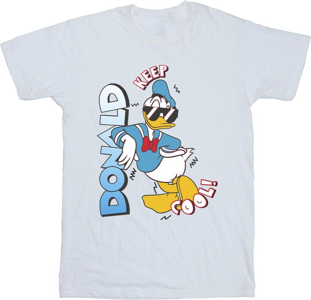 Disney - "Donald Duck Cool" T-Shirt für Herren (Weiß)