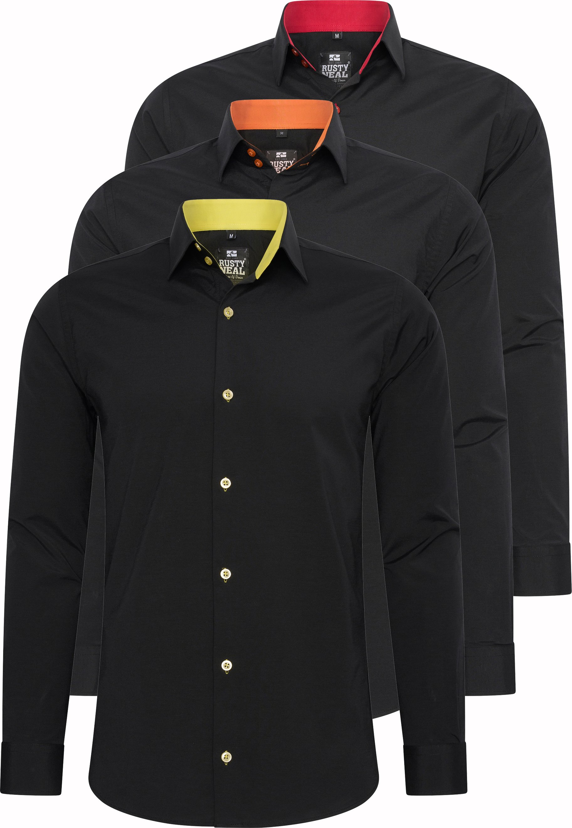 3er Set Business Hemd