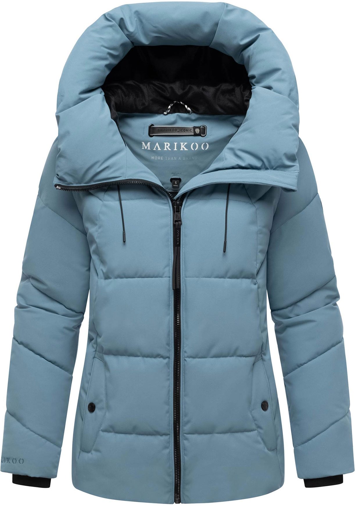 Marikoo Damen Winter Steppjacke Kuscheltatze XVI mit Kapuze