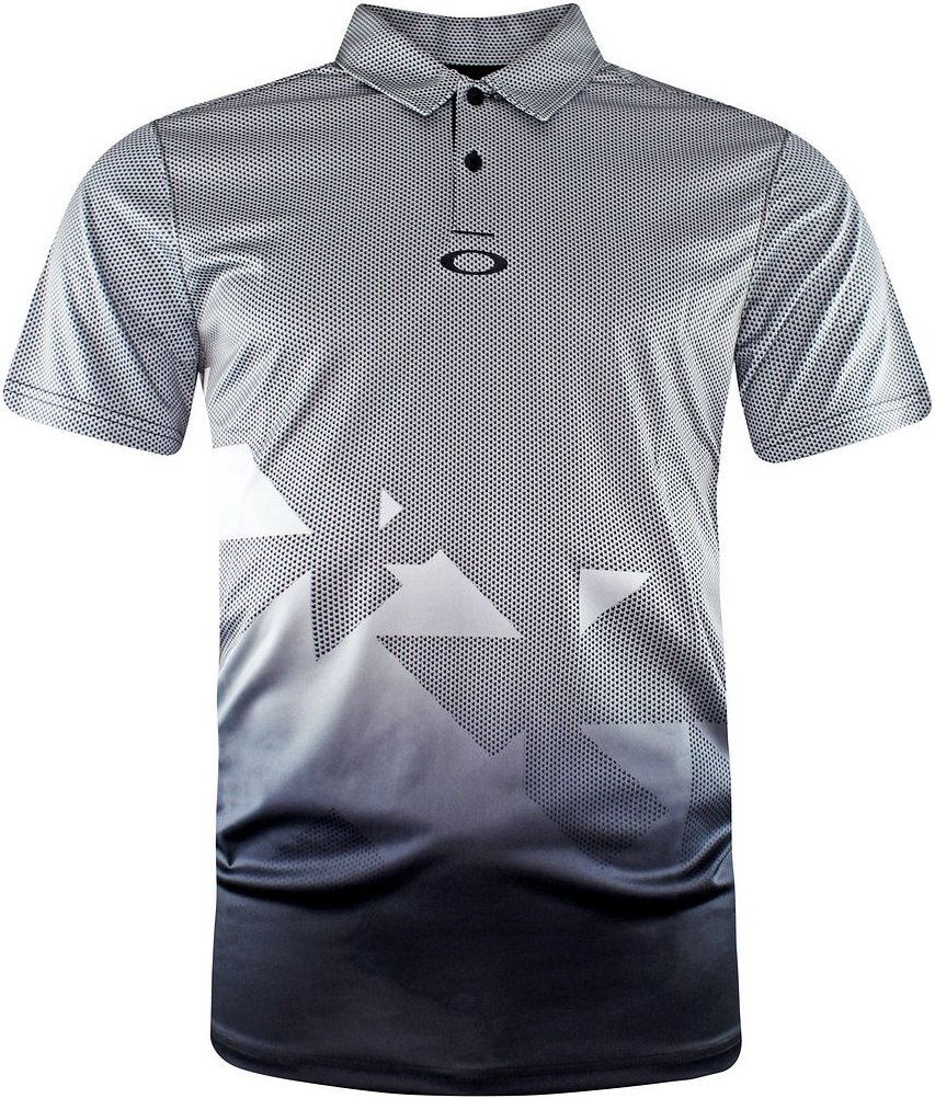 Oakley Castared Hellgrau Herren Offset Urban Golf Polo Shirt 433689 02e