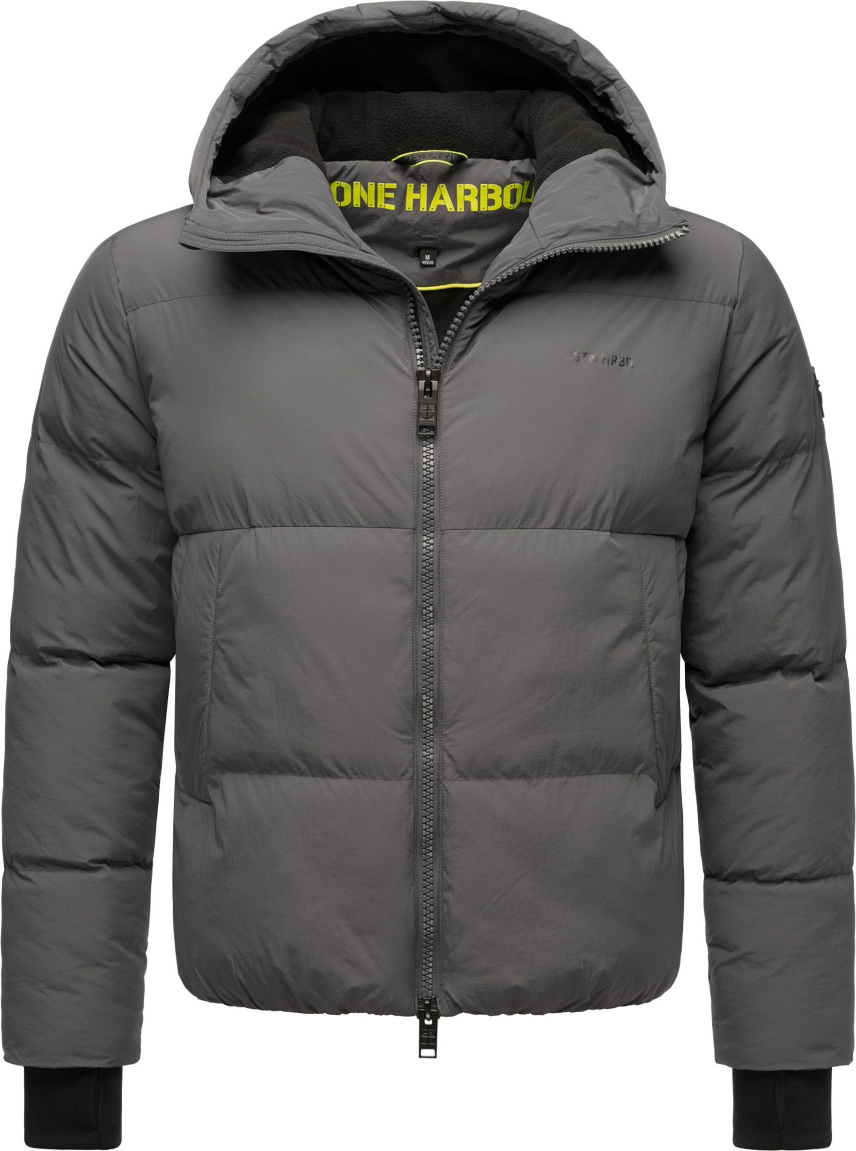 Stone Harbour Herren Steppjacke Tayroos mit Fleecefutter & 2-Wege-Reißverschluss