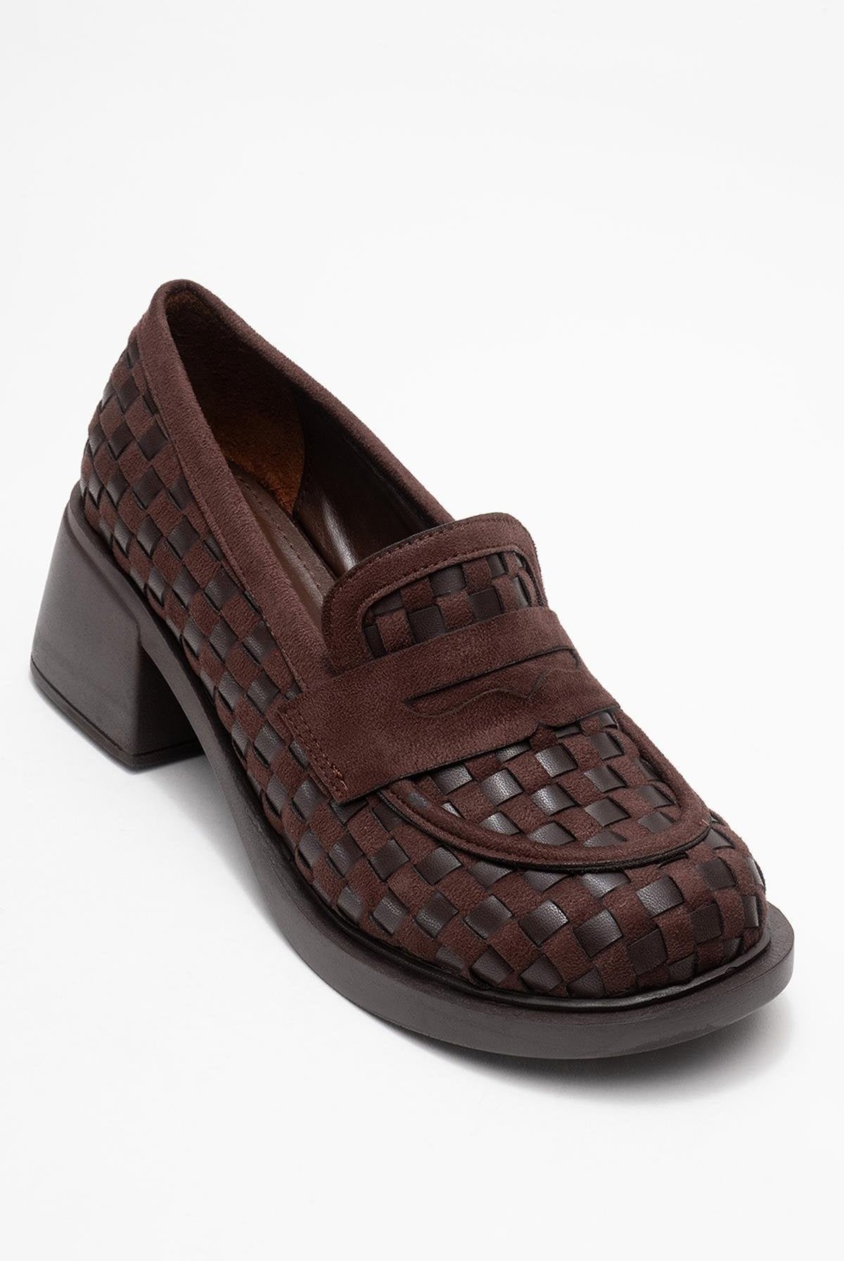 Marlon Gewebt Blockabsatz Loafer Damen