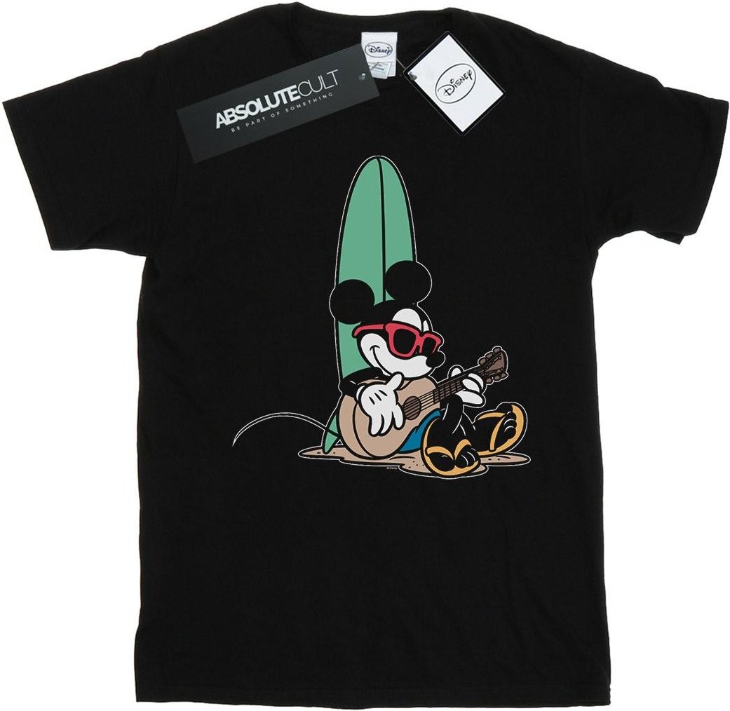 Disney - "Surf And Chill" T-Shirt für Herren (Schwarz)
