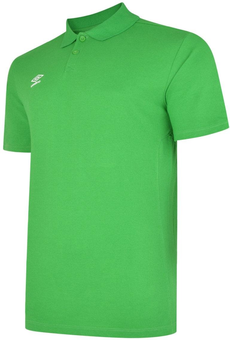 Umbro Herren Essential Polo Shirt (Smaragd/Weiß)