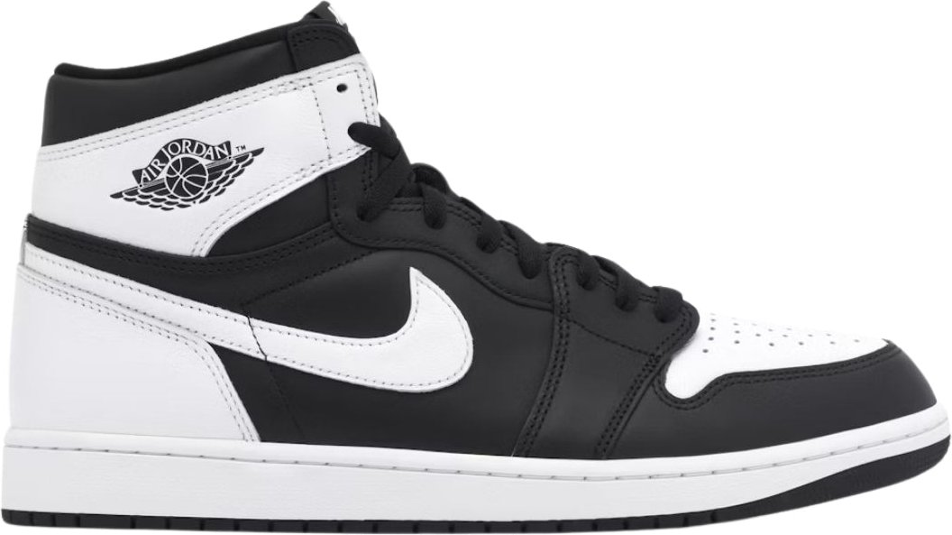 Thumbnail - Nike Air Jordan 1 Retro High OG Reverse Panda Schwarze Trainer