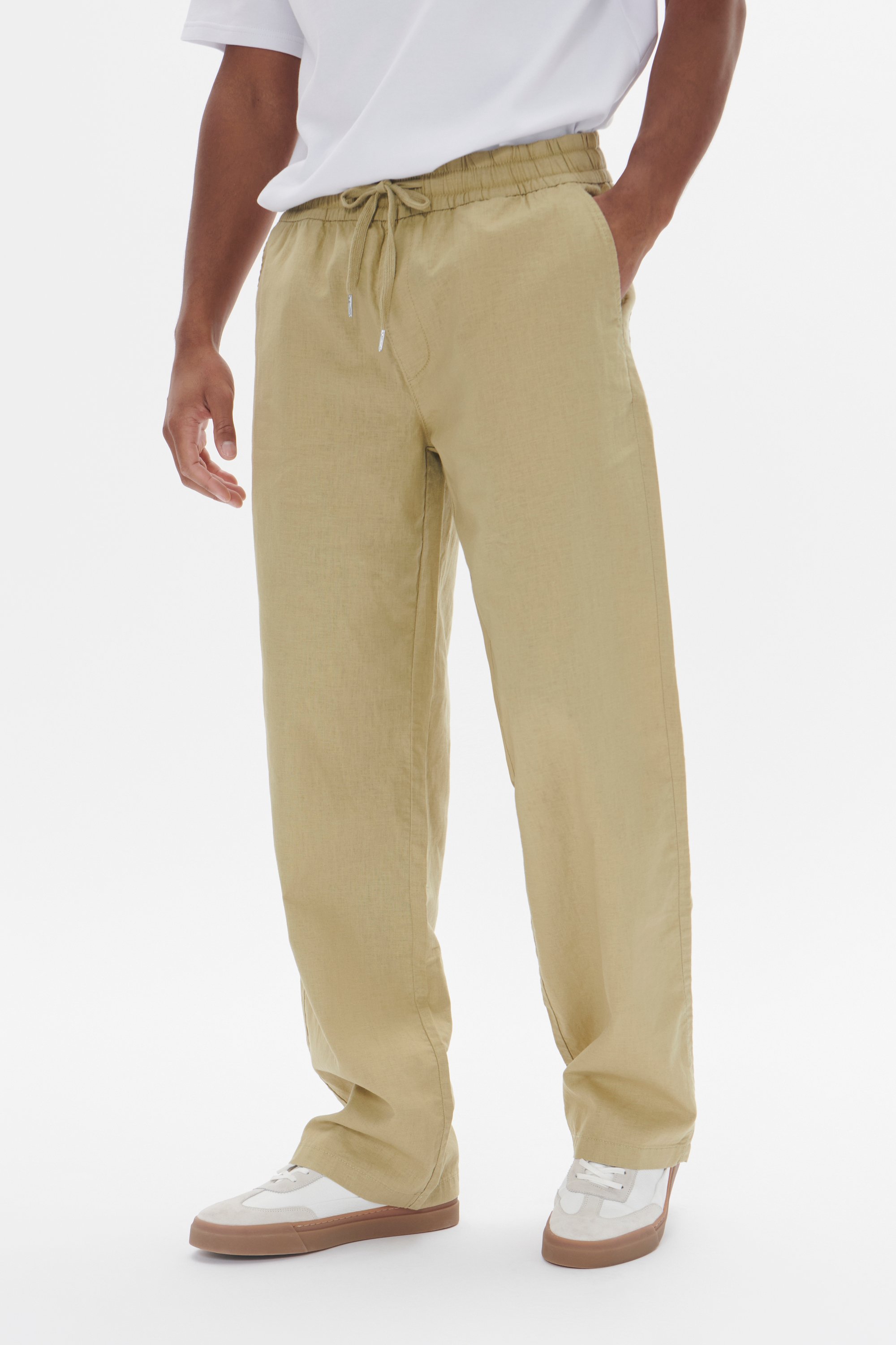 Casual Hose MABarton Gerade Passform beige