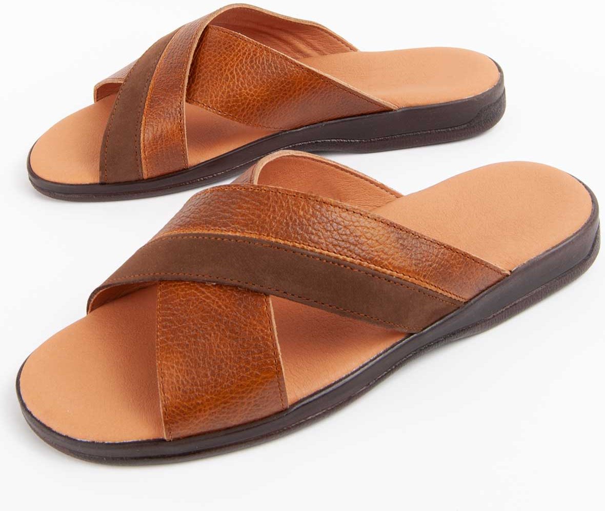 Purapiel Sandale Beira Braun