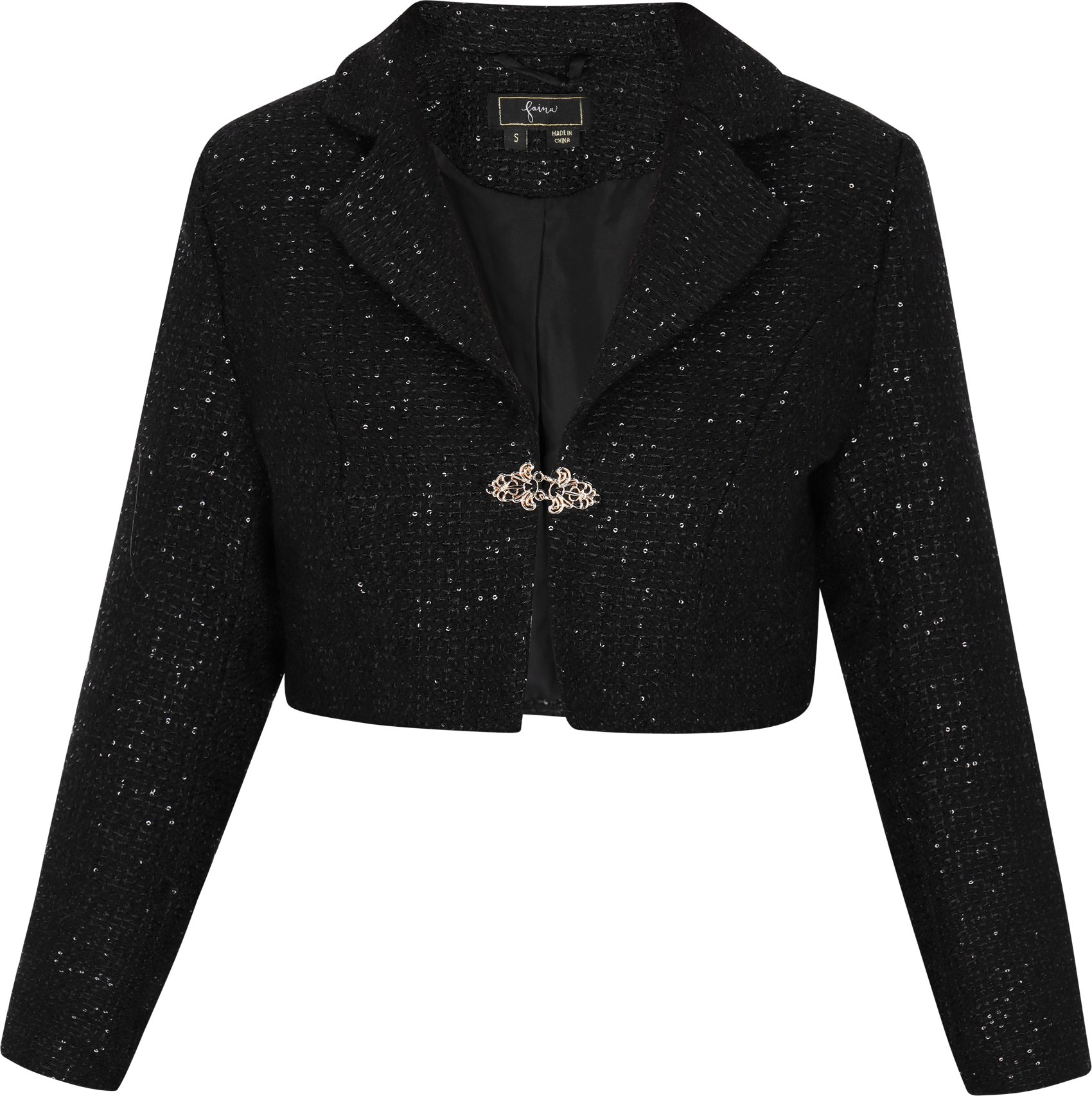 Faina Jacke Frauen Schwarz