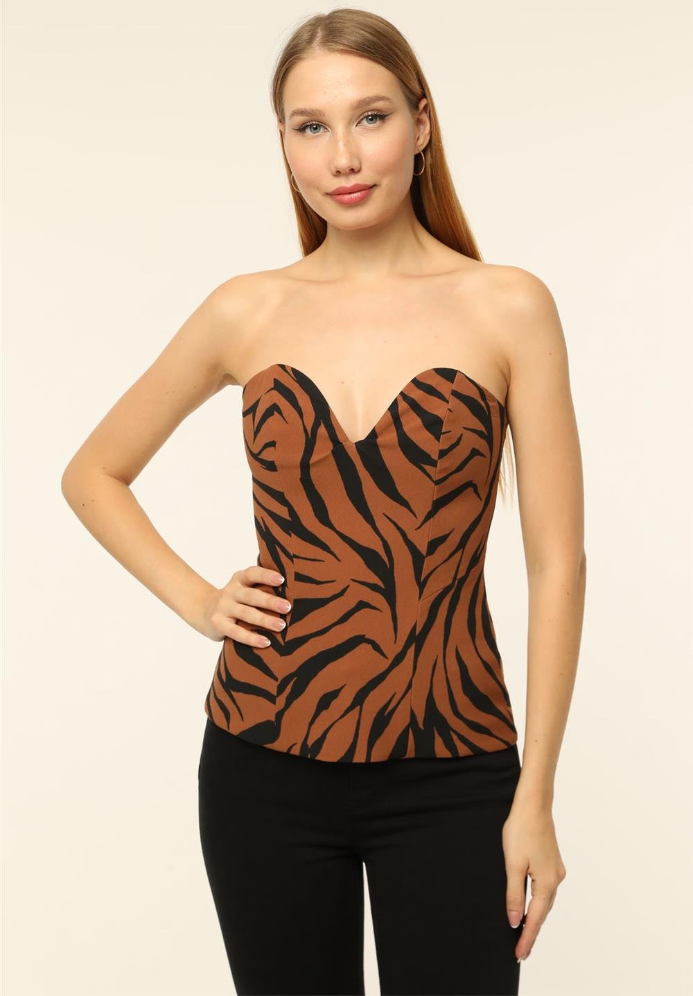 Thumbnail - Zebra-Print-Bustier