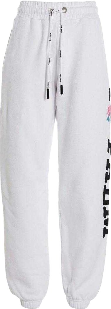Palm Angels - "I Love Pa" Jogginghosen für Herren/Damen Unisex (Weiß)