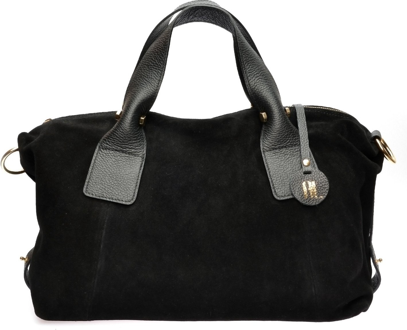 Anna Luchini schwarze Ledertasche