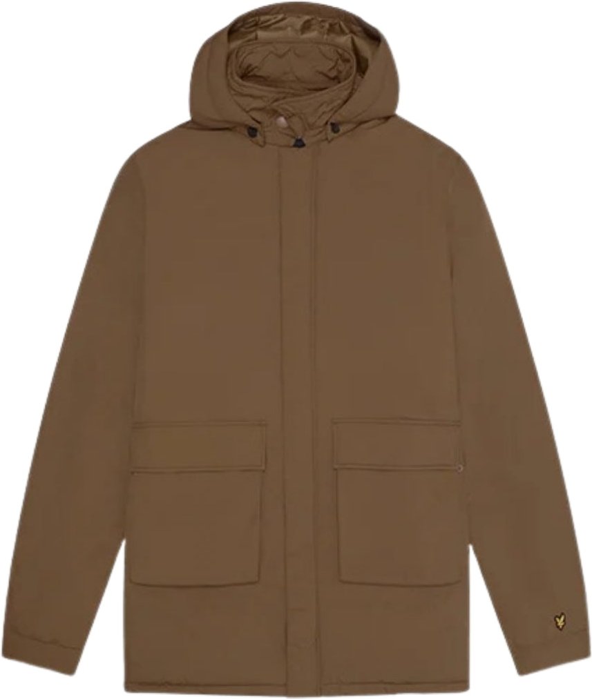 Lyle & Scott Brown Wattierter Parka