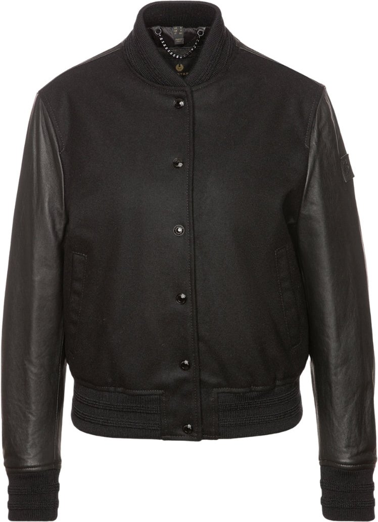 Belstaff Willow Bomberjacke aus schwarzem Leder