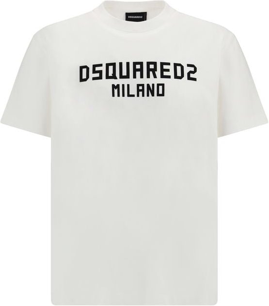 Dsquared² Weißes Baumwoll-T-Shirt