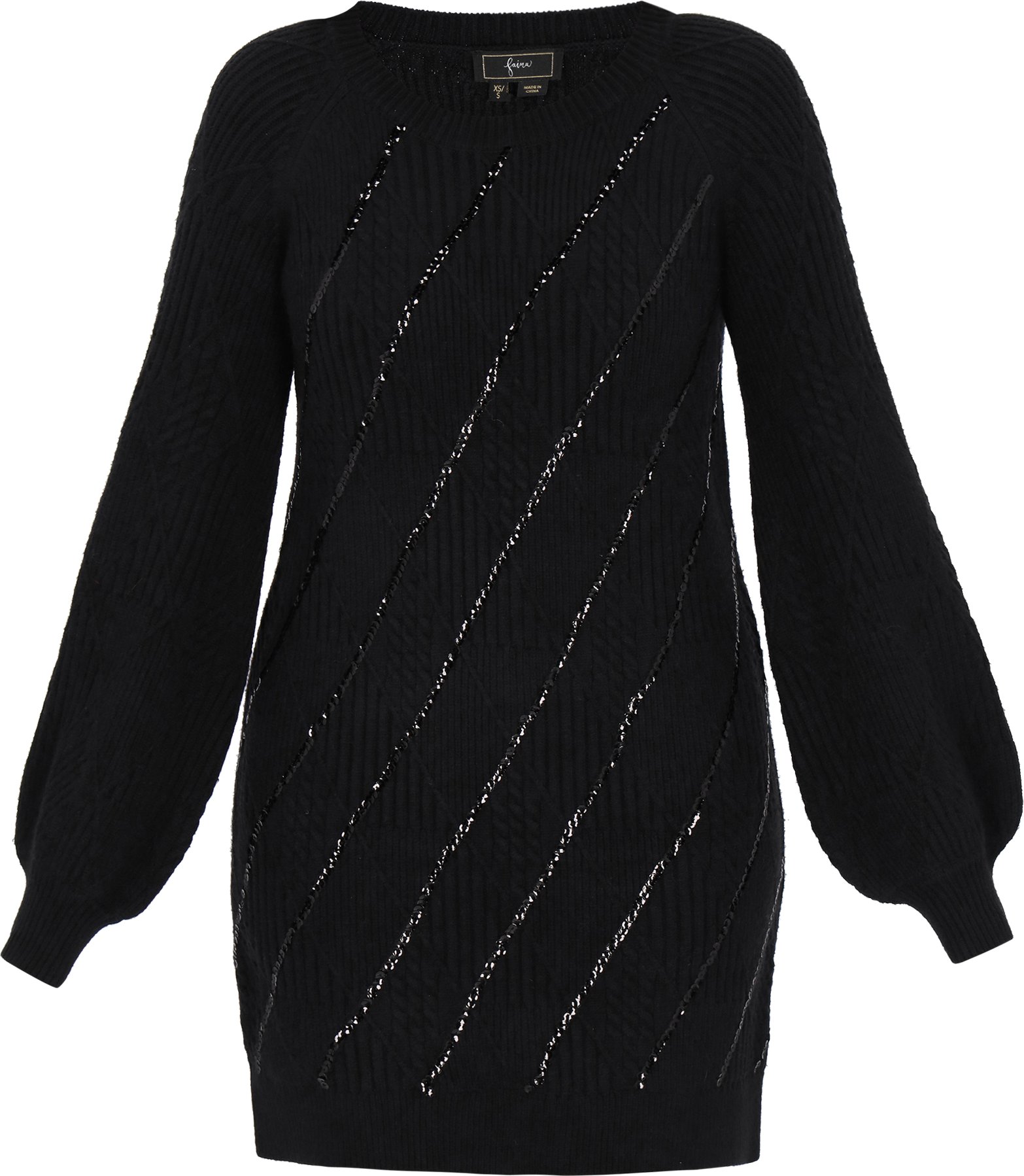 Faina Kleid Frauen Schwarz