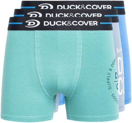 Duck and Cover - "Edelman" Boxershorts für Herren (3er-Pack) (Blau)