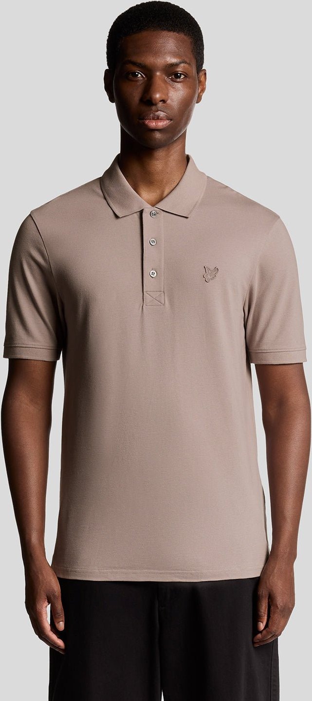 Lyle & Scott Poloshirt aus superfeiner Baumwolle – Grau