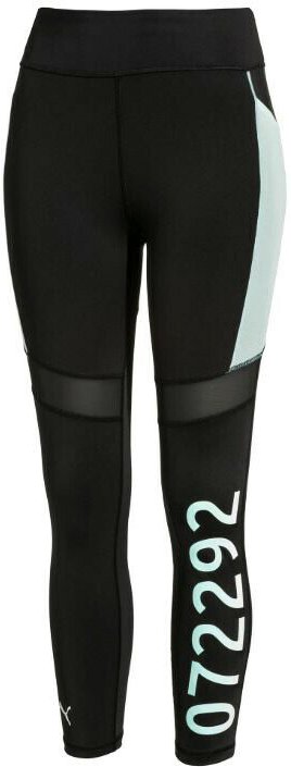 Puma x Selena Gomez SG Leggings enge Fitness Schwarz Fair Aqua Womens 518523 03
