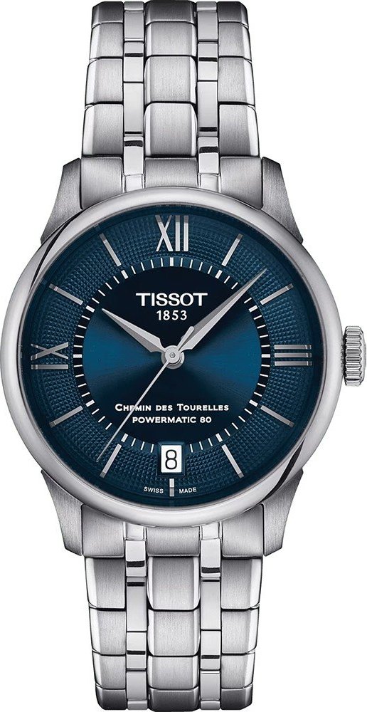 Tissot Chemin Des Tourelles Powermatic 80 Silber Damen Armbanduhr T1392071104800