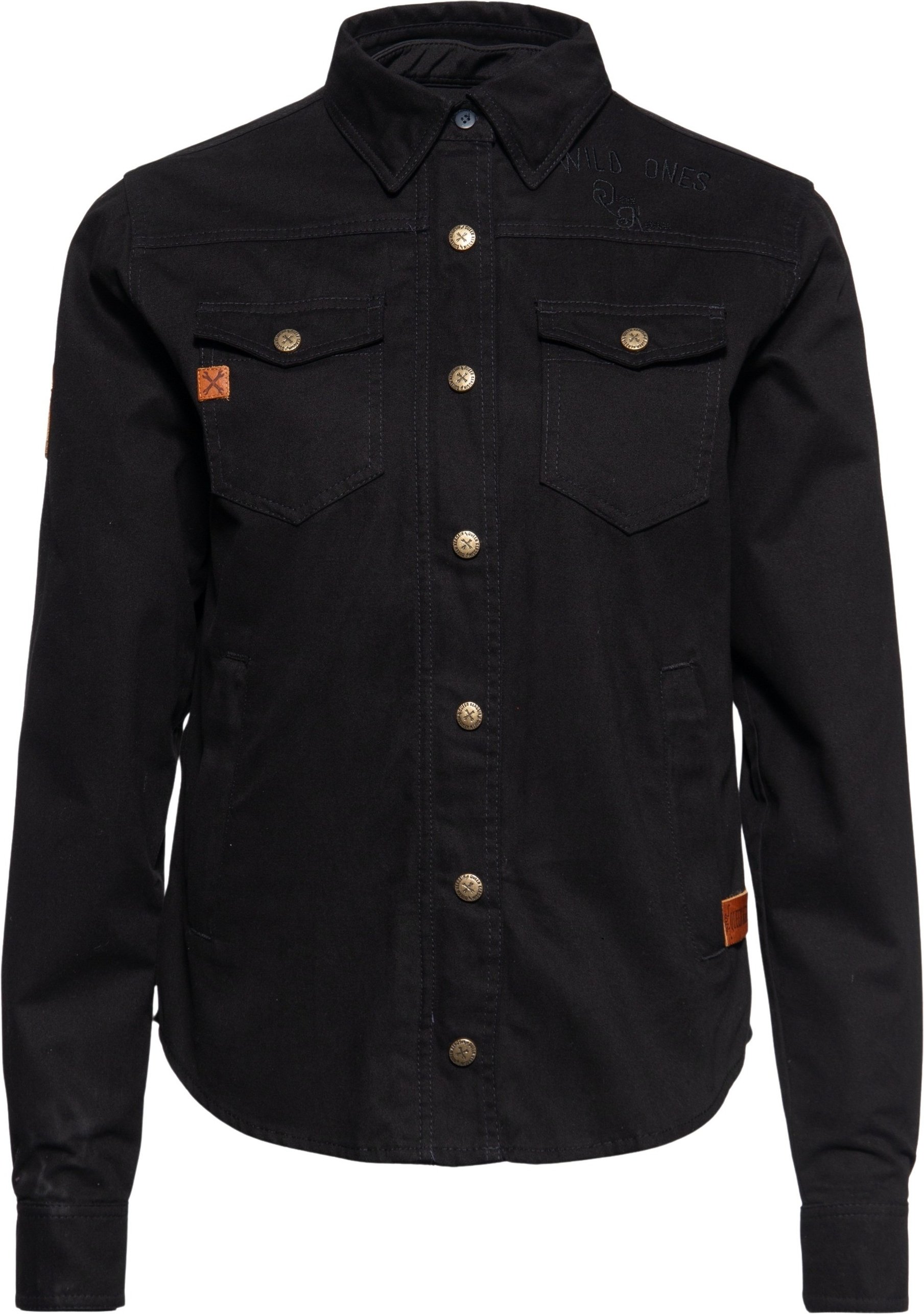 Queen Kerosin Damen Funktionshemd Wild Ones Ride Free schwarz