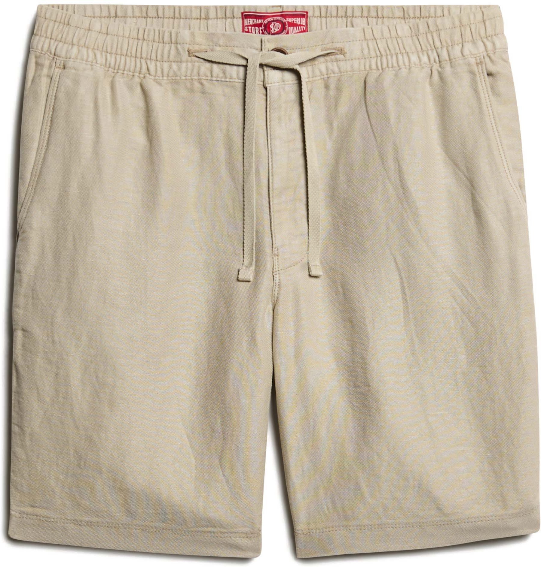 Superdry Merchant Linen Short Bermuda-Shorts