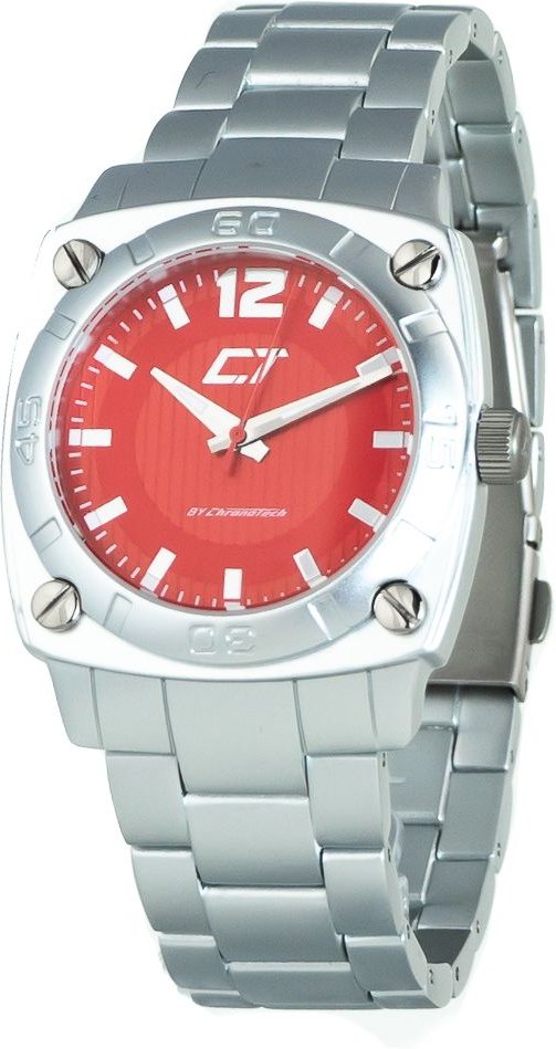 Chronotech Chcc7079m05mac Rote Zifferblatt Uhr