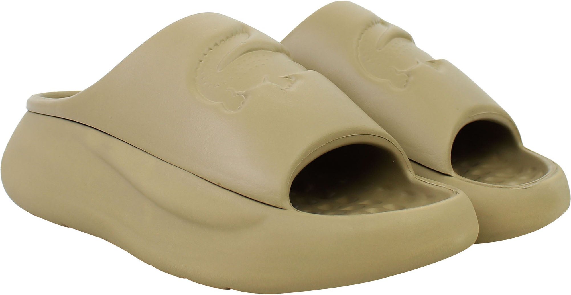 Lacoste Serve Slide 3.0 223 1 CFA Damen Braune Pantoletten