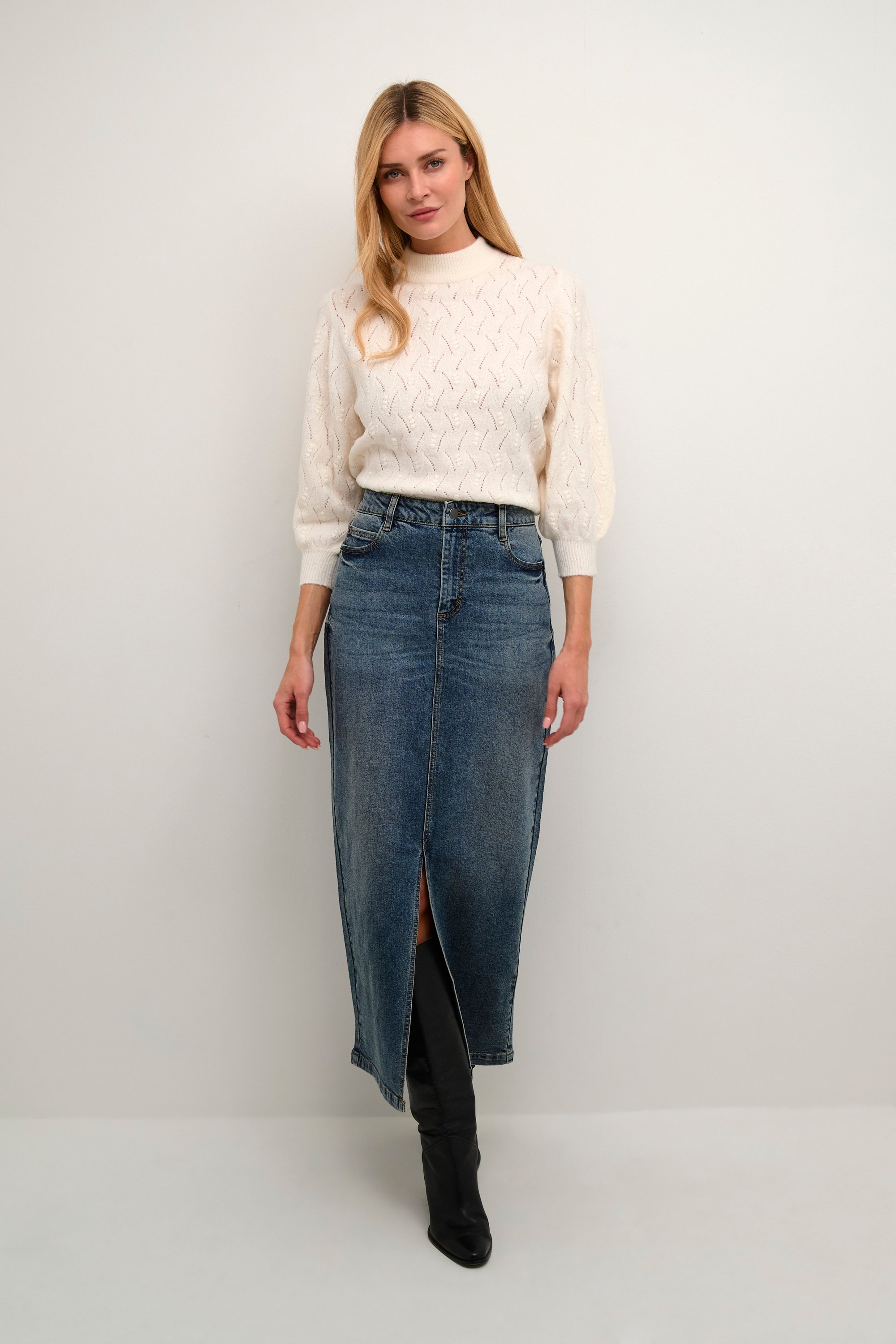 Strickpullover Regular fit white