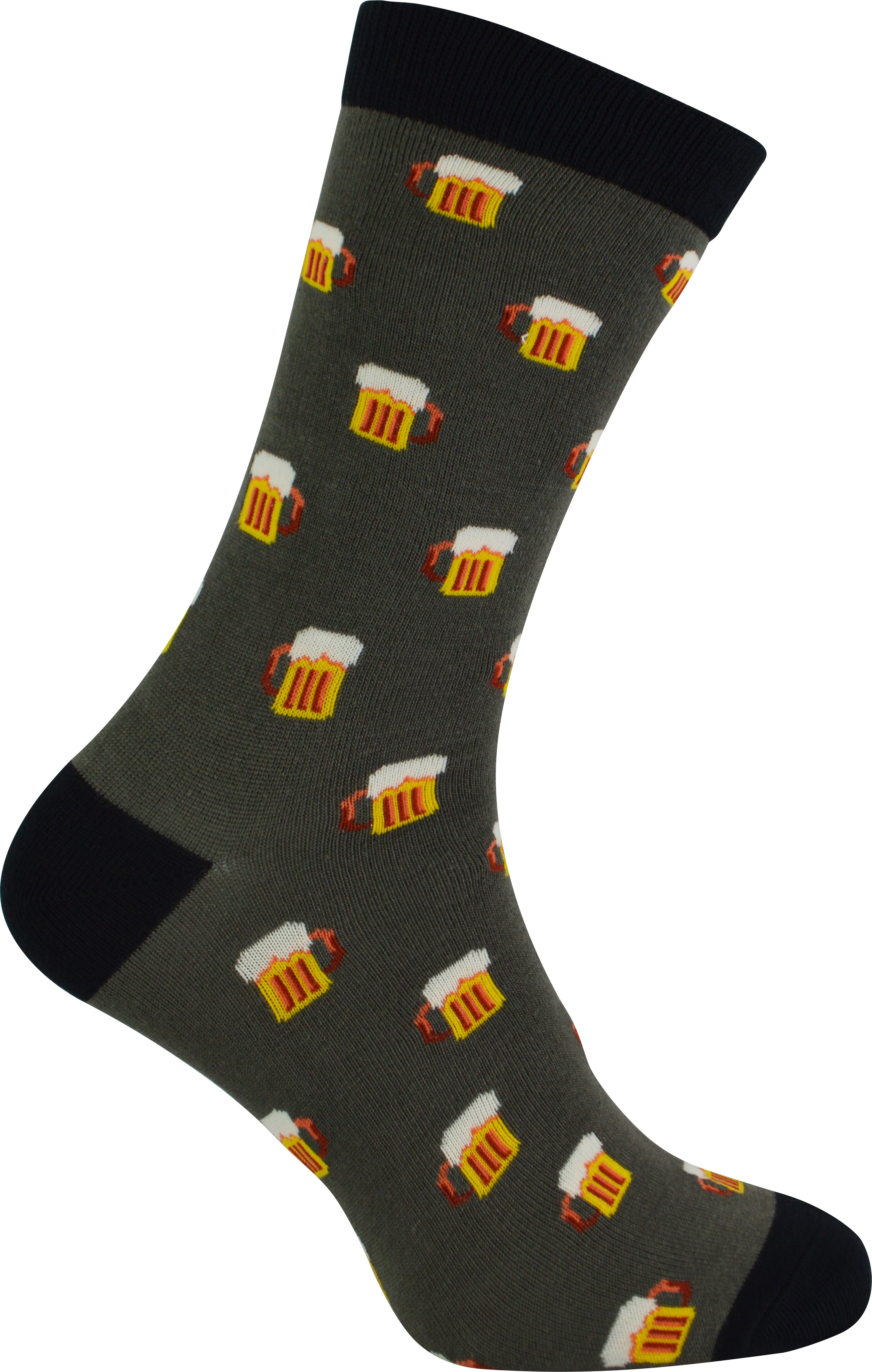 Herr Heron - Herren Bambus Socken | Neuheit Funky Socken | Gemusterte Argyle gestreifte Socken | Atmungsaktiv Weich | Ge...