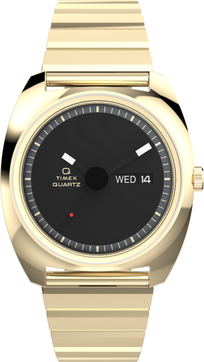 Timex Q Timex Q Vintage-inspired Gold Herren Armbanduhr TW2Y34400
