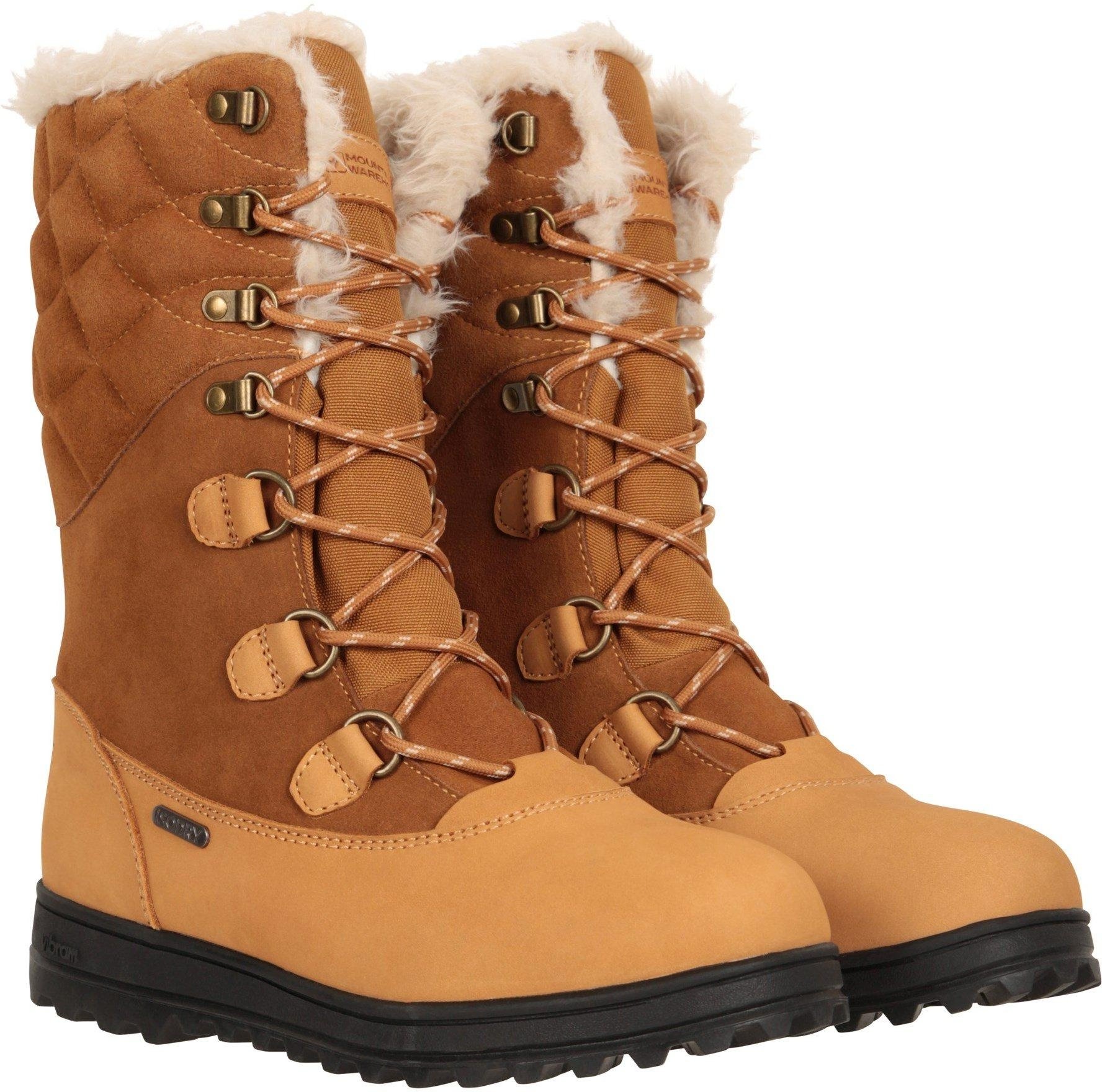Mountain Warehouse - Damen Schneestiefel "Vostok", Leder (Braun)