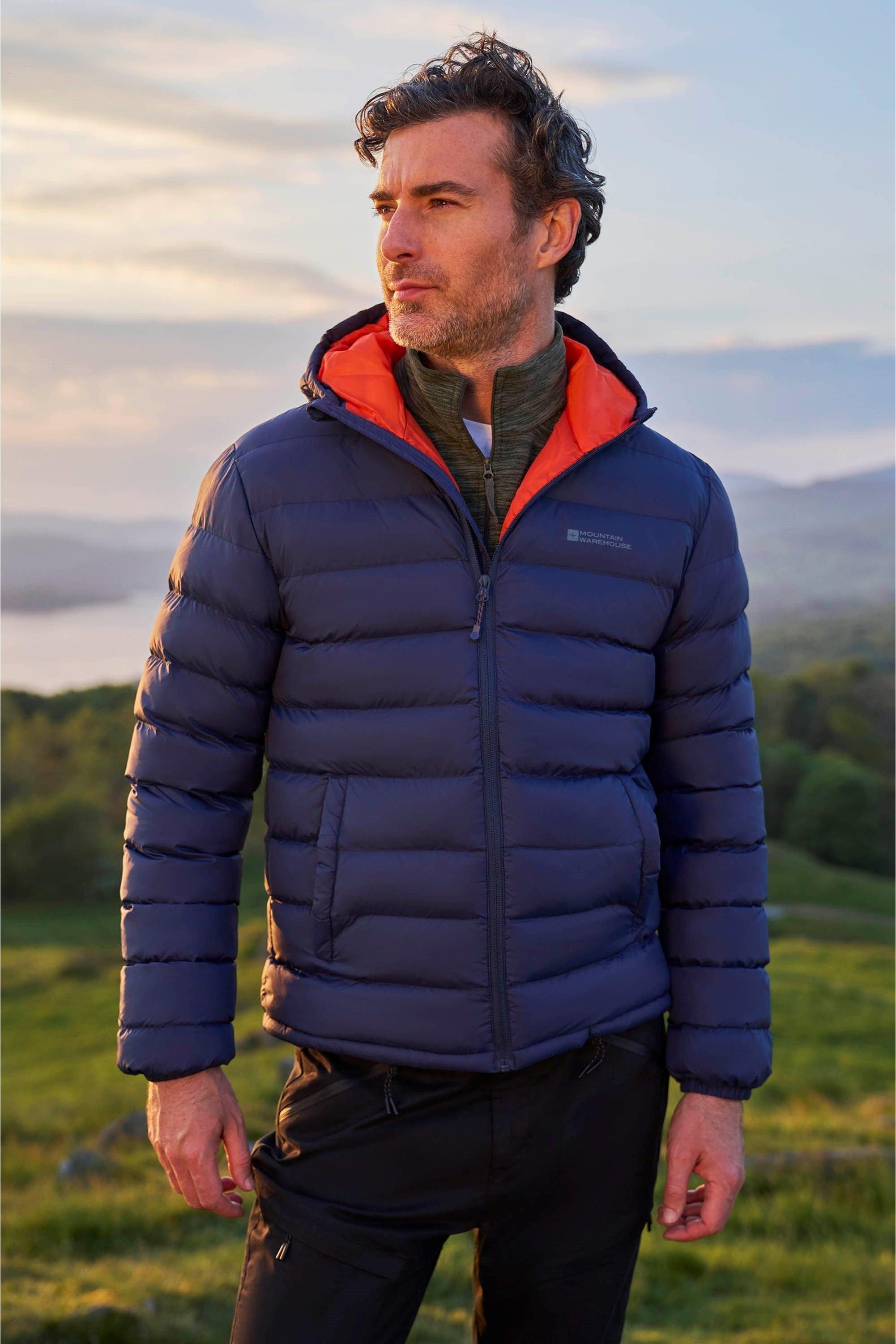 Mountain Warehouse - "Seasons II" Steppjacke für Herren (Blau)