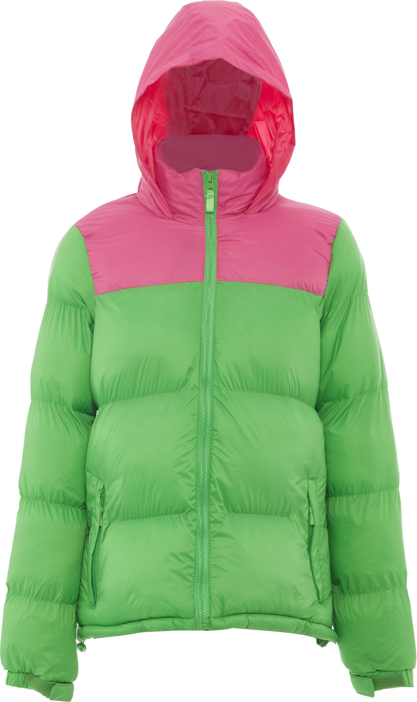 Mymo Wattierte Steppjacke Damen Saftiges Grün Rosa