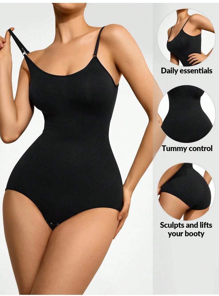 Thumbnail - Damen Basic Bae Bodysuit mit Rundhalsausschnitt und Po-Aktivierung in voller Größe